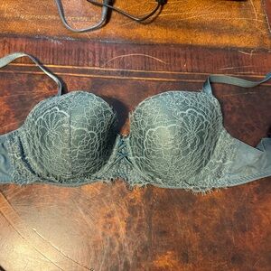 Victoria's Secret Lace Underwire Bra - Green